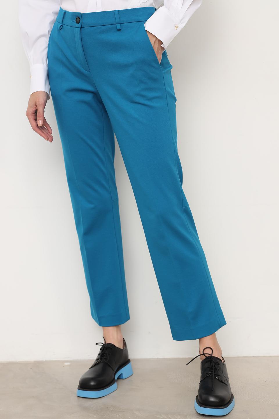 Брюки классические Luisa Cerano бирюзовые