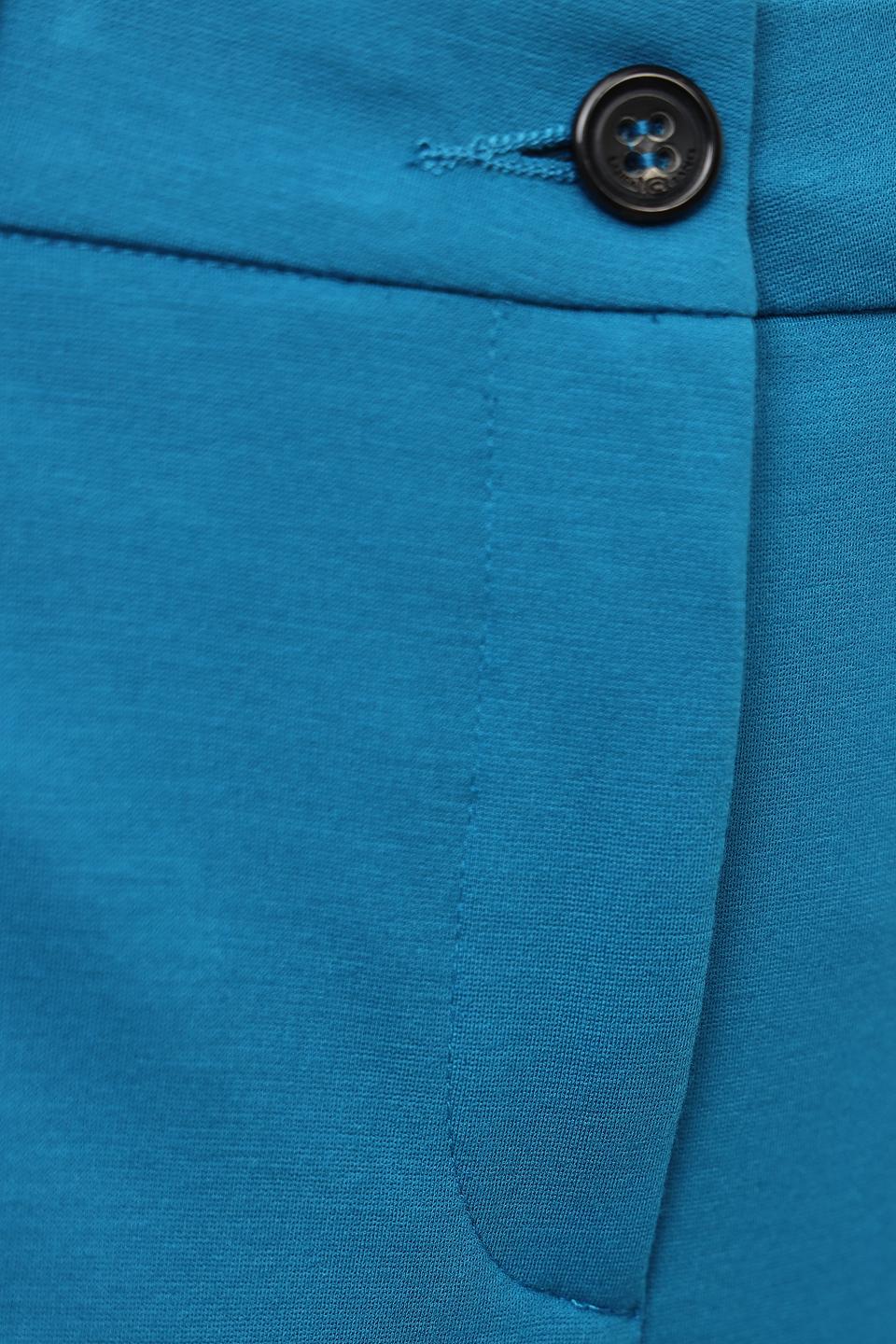 Брюки классические Luisa Cerano бирюзовые