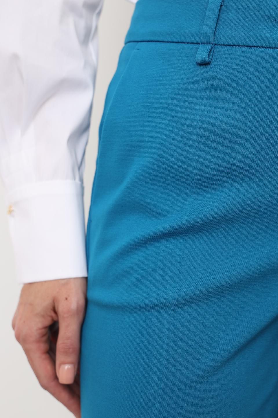 Брюки классические Luisa Cerano бирюзовые