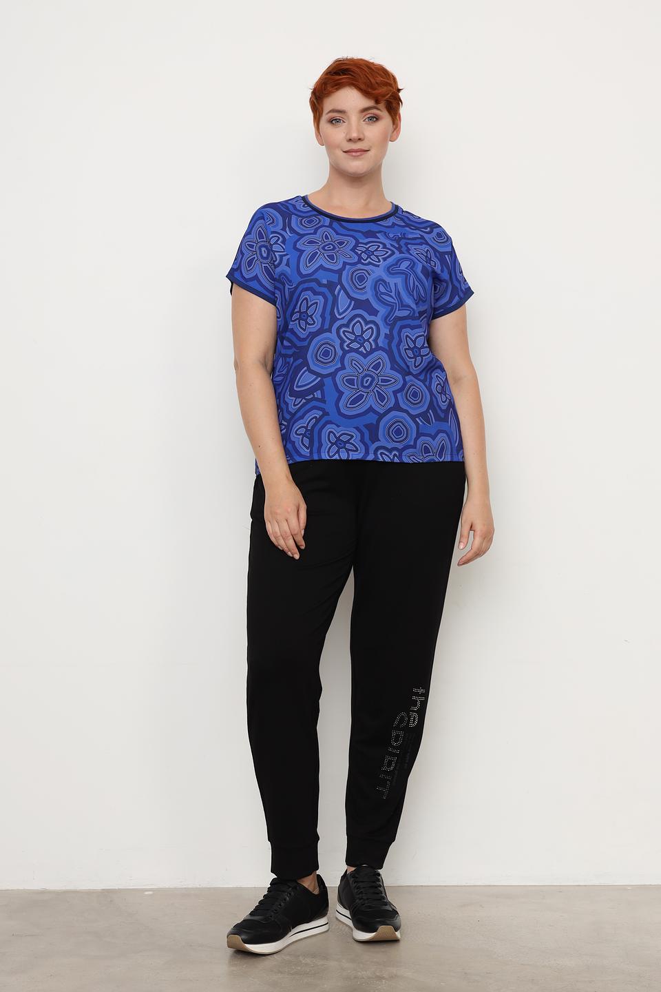 Футболка Bianca с цветочным принтом
