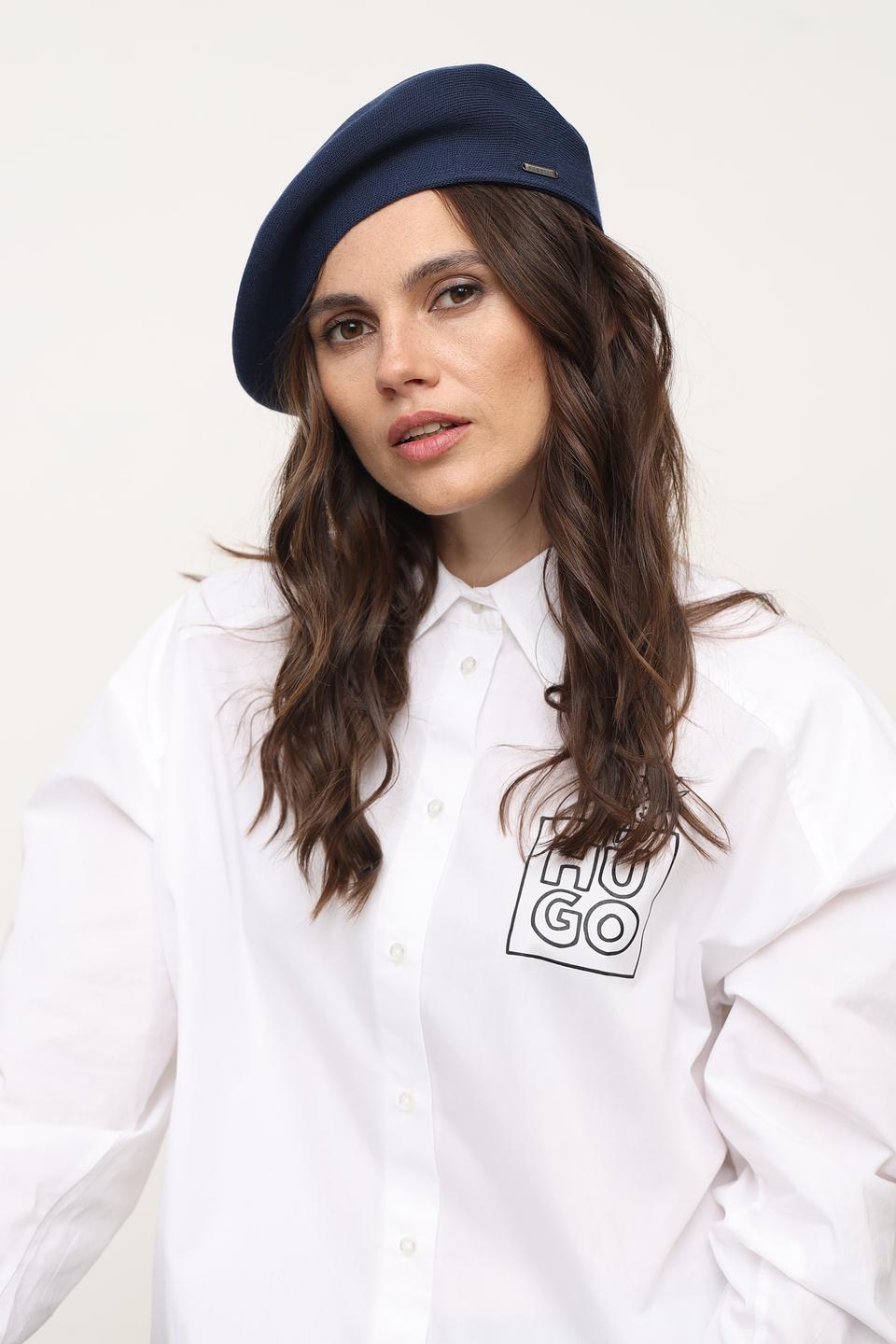 Берет Bugatti синий