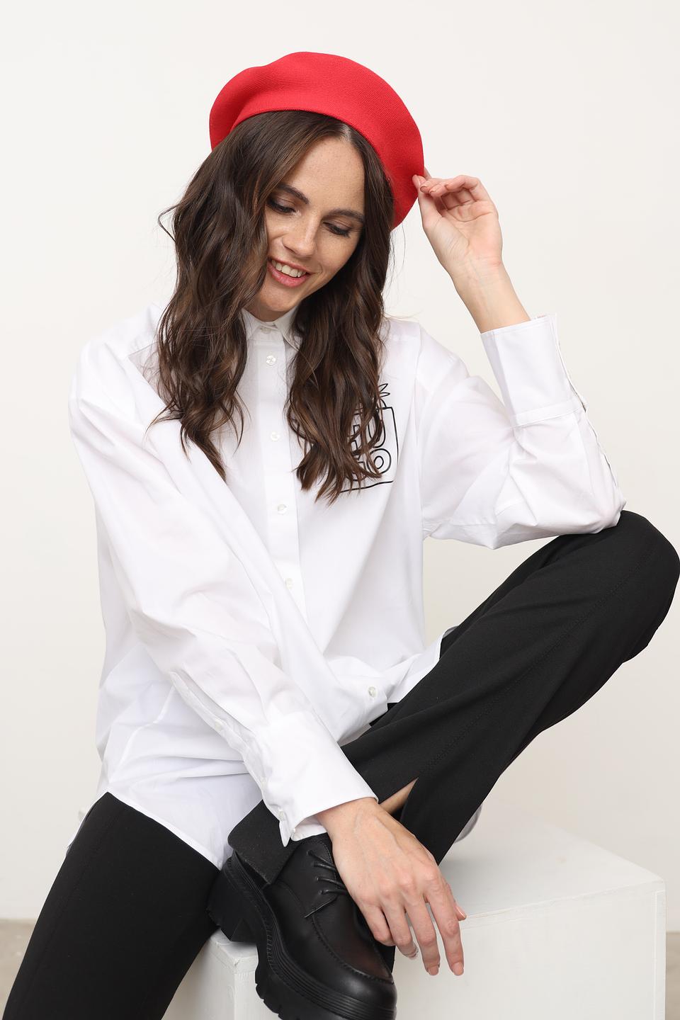 Берет Bugatti красный