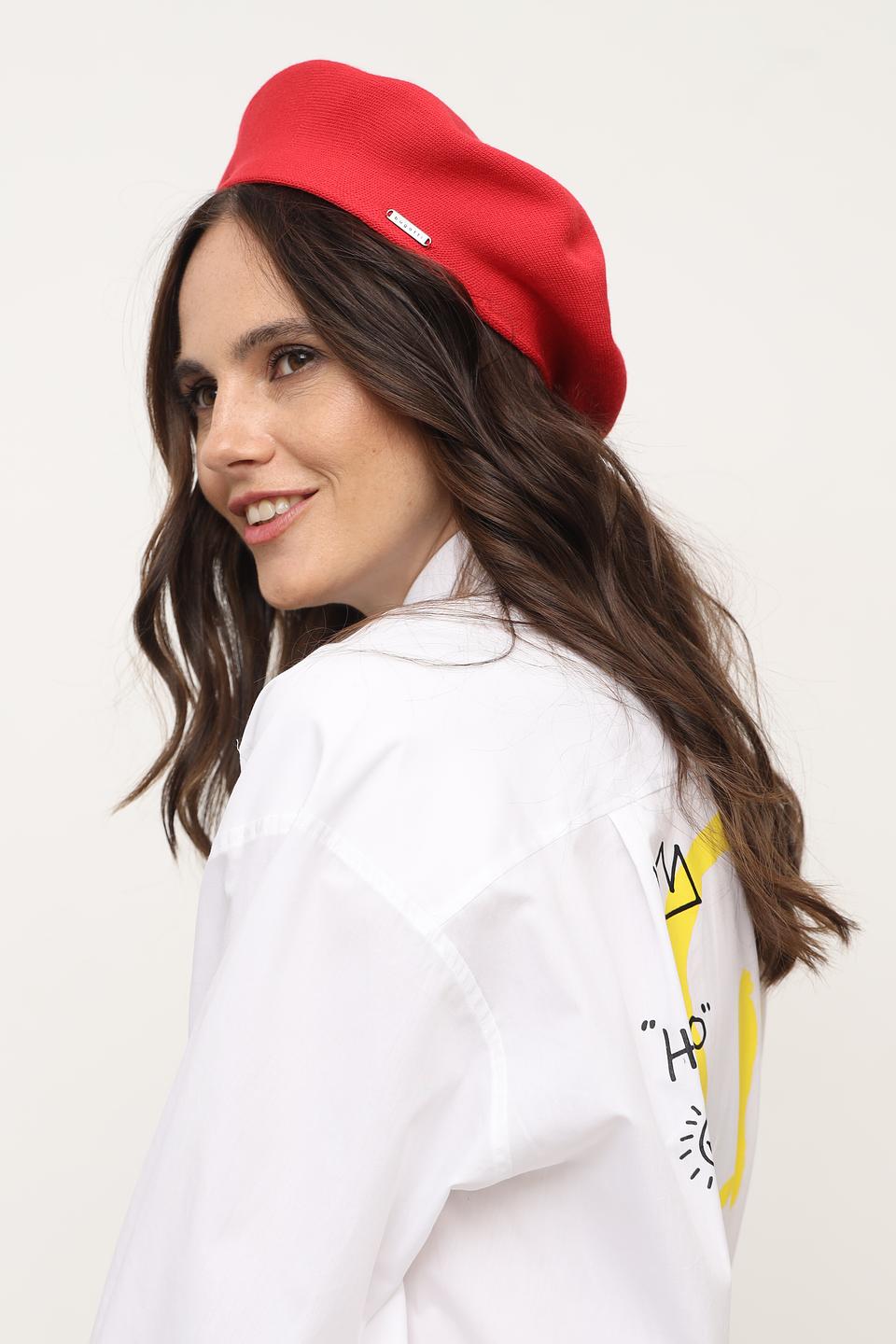 Берет Bugatti красный