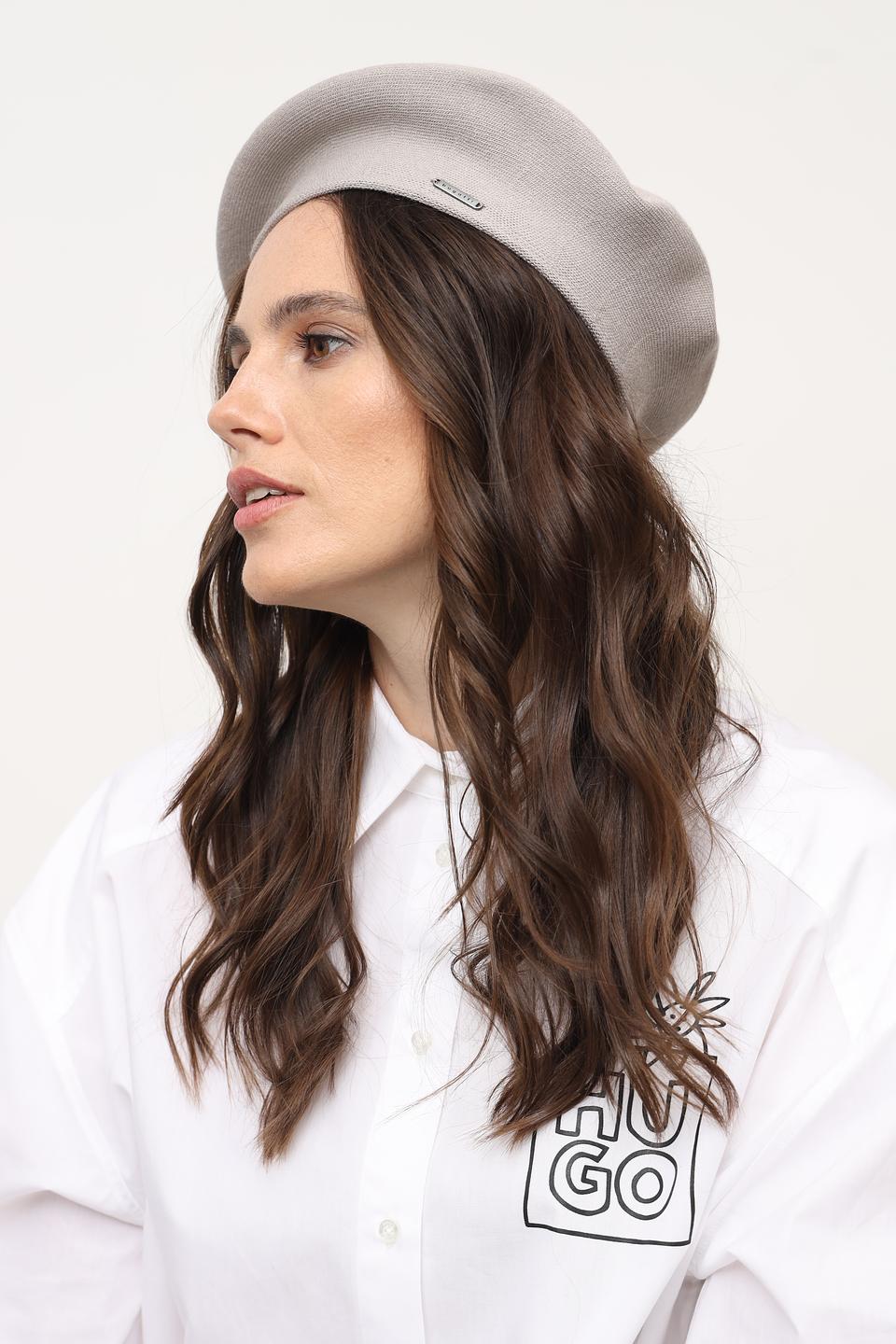 Берет Bugatti серый