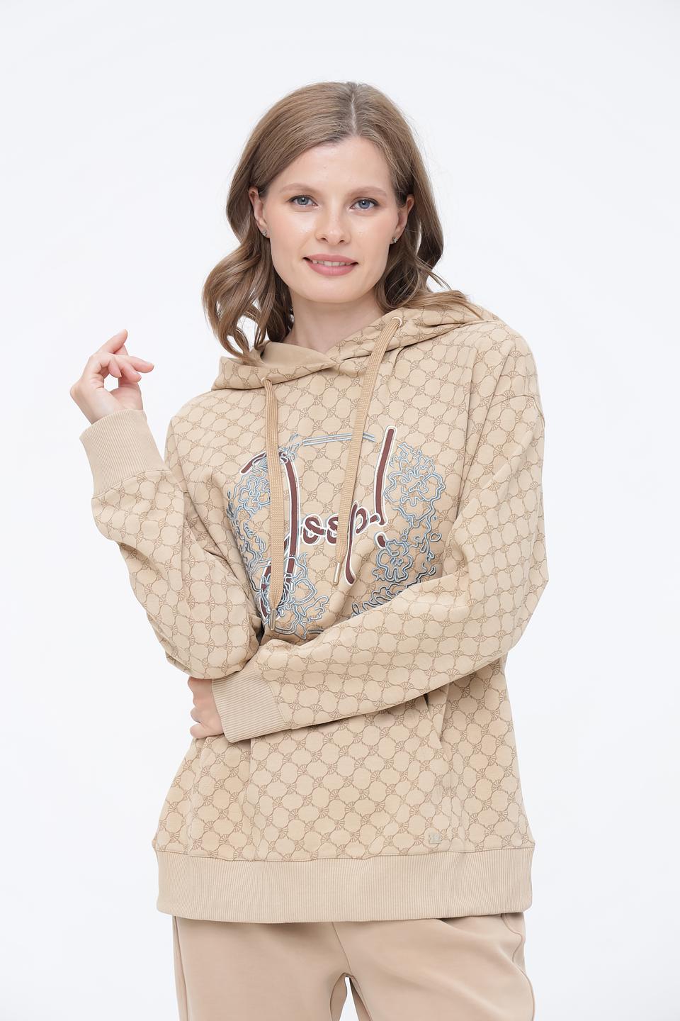 Джемпер Joop! с логотипом бежевый