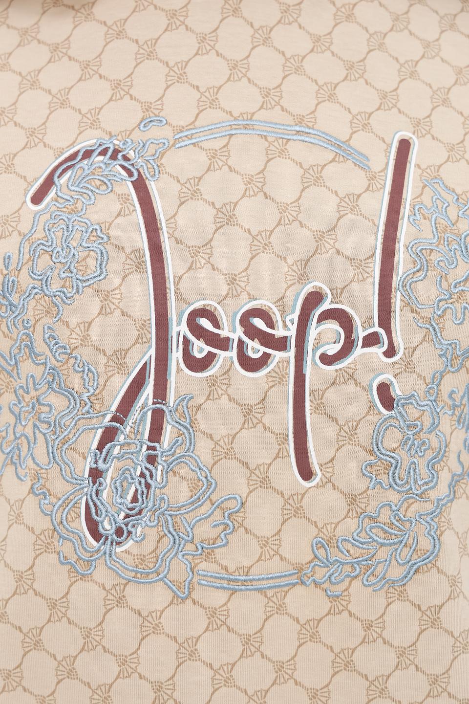 Джемпер Joop! с логотипом бежевый