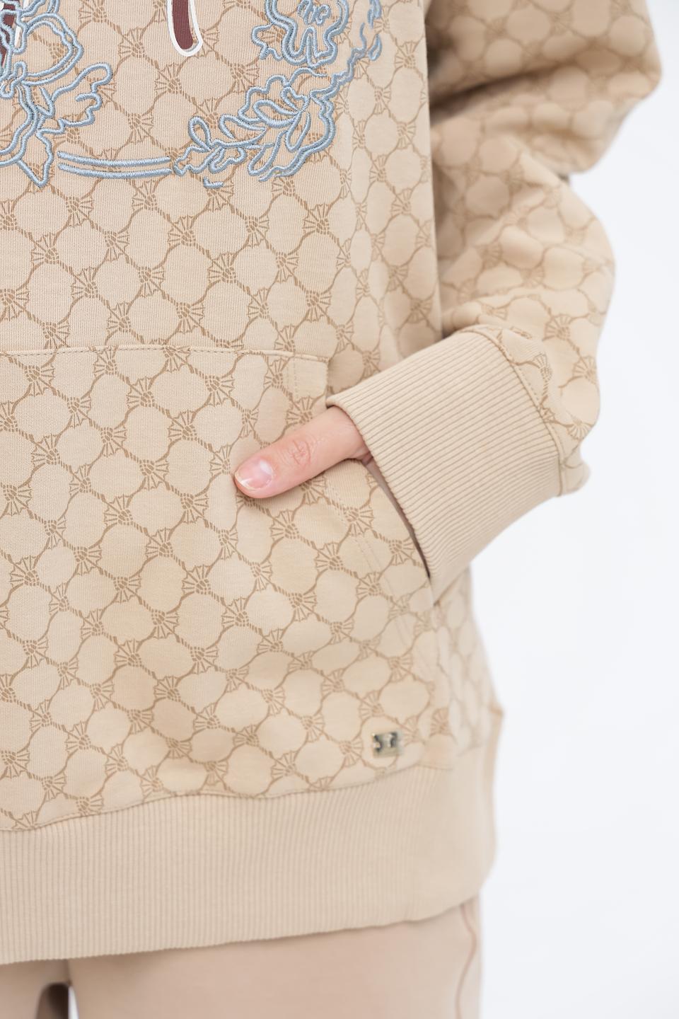 Джемпер Joop! с логотипом бежевый