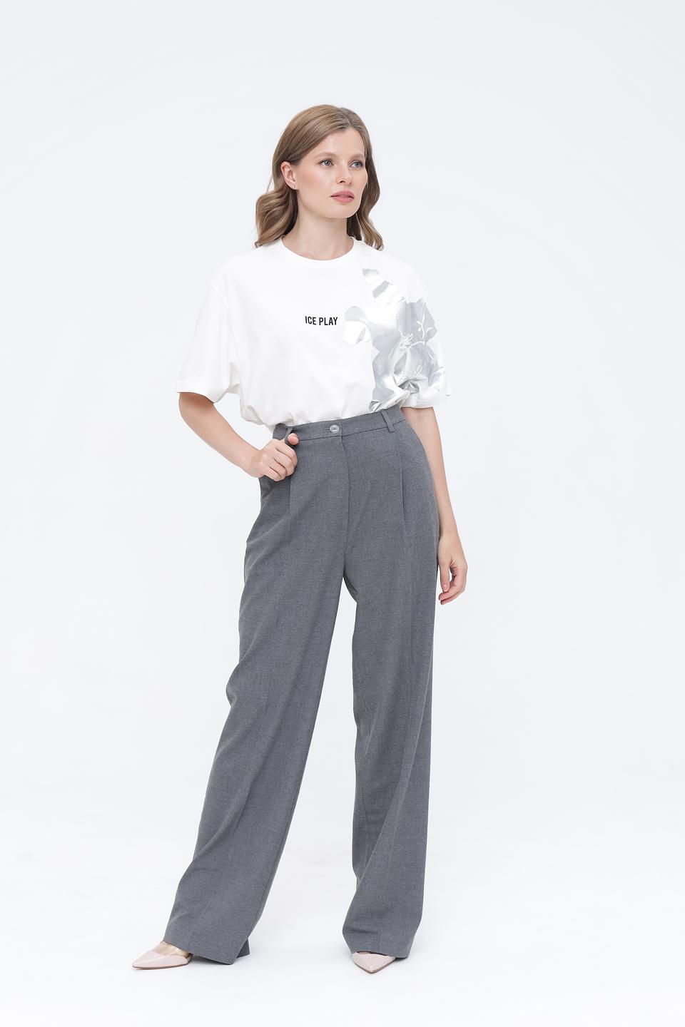 Брюки Ice Play серые широкие