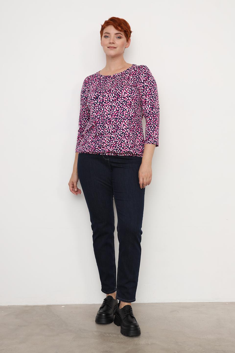 Джинсы Bianca узкие тёмно-синие