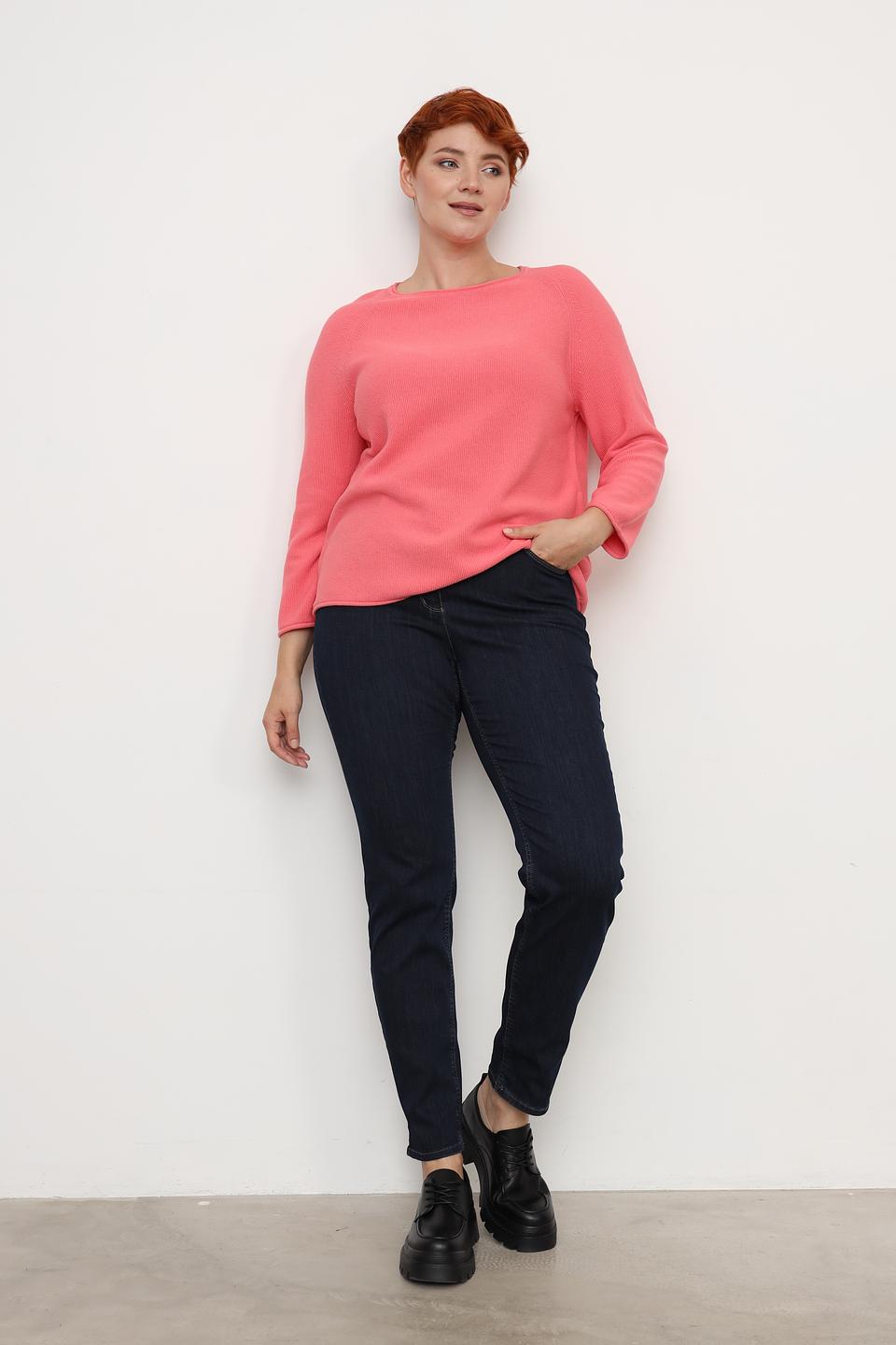 Джинсы Bianca узкие тёмно-синие