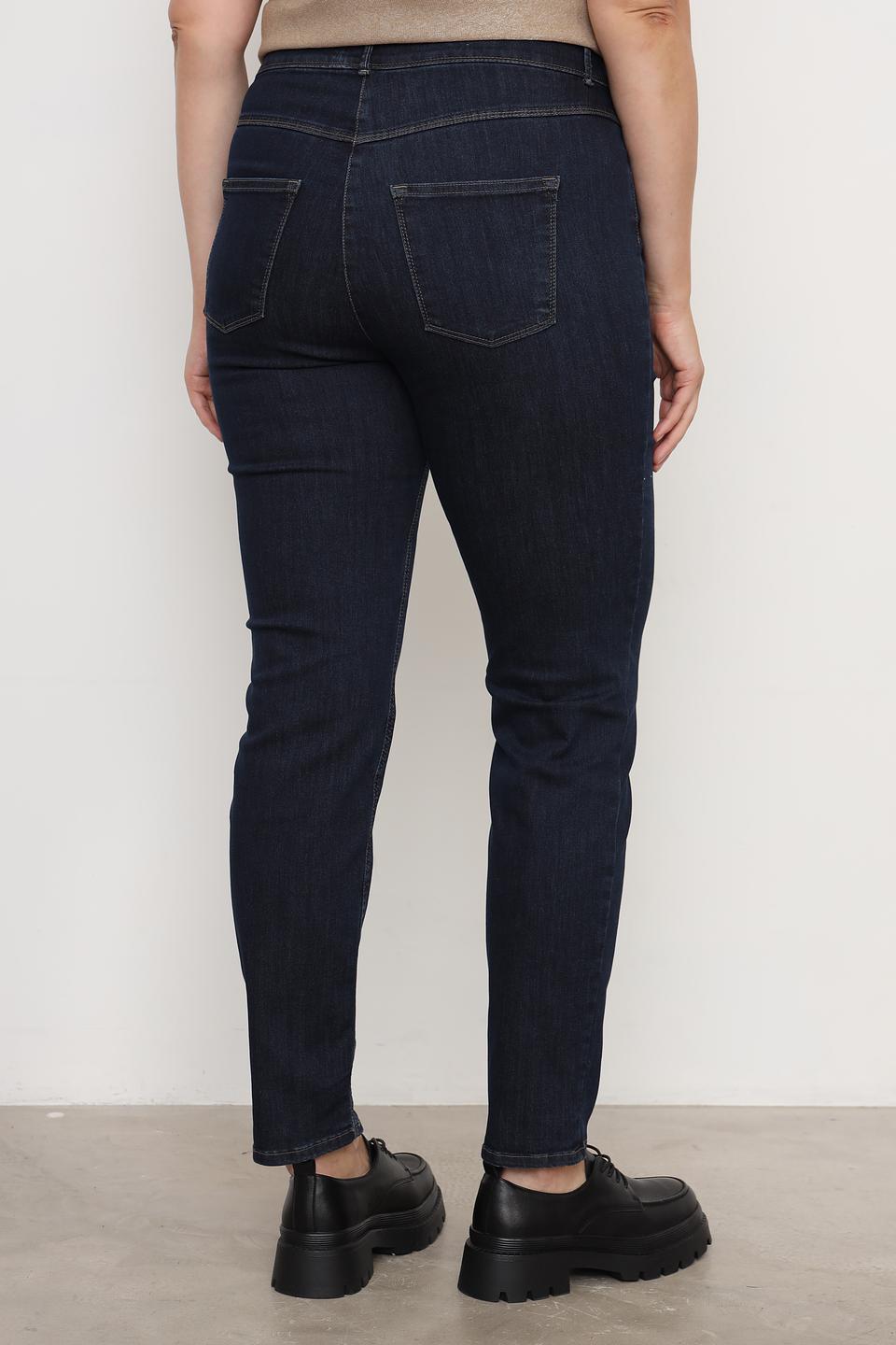 Джинсы Bianca узкие тёмно-синие
