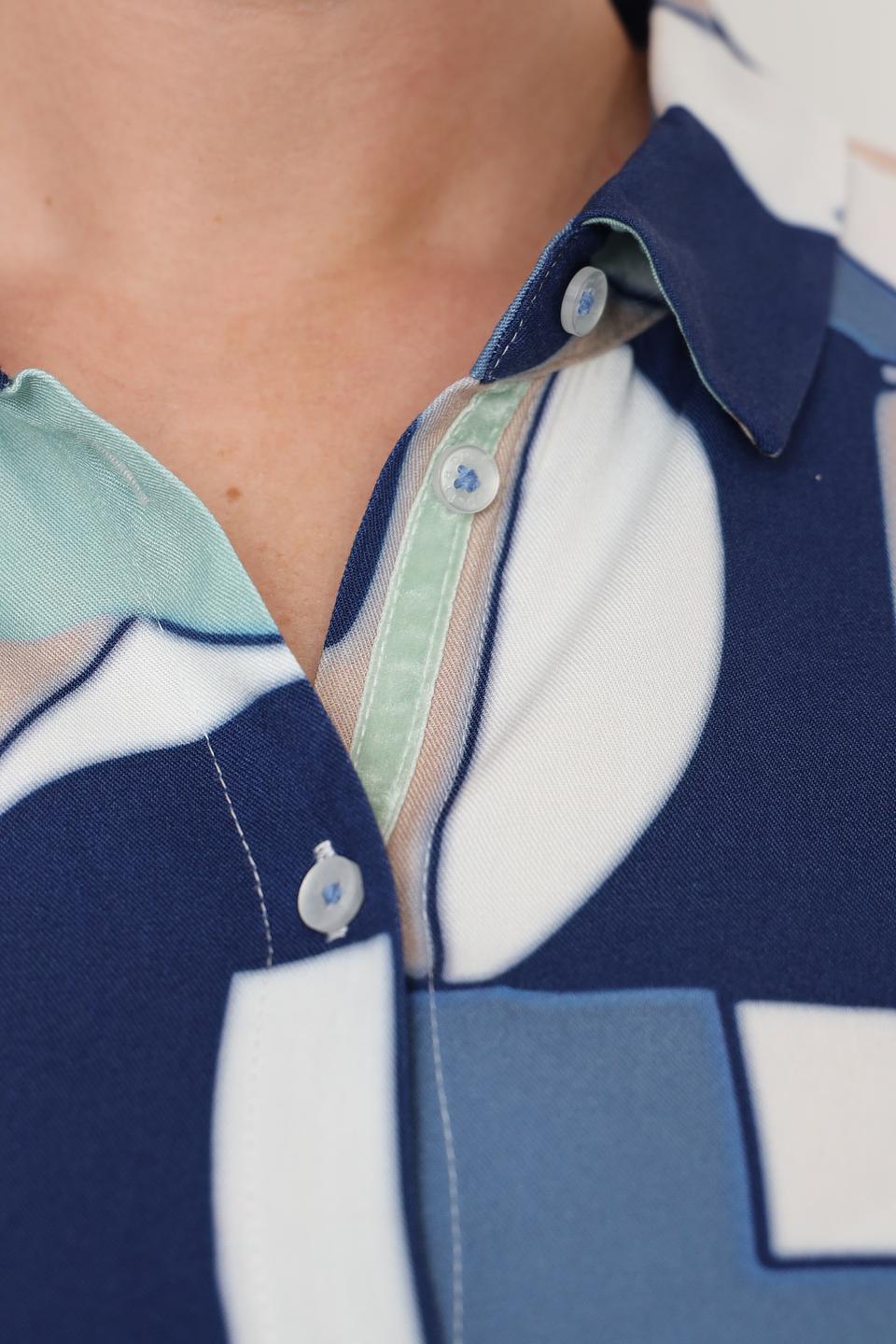 Рубашка Frapp с геометрическим принтом