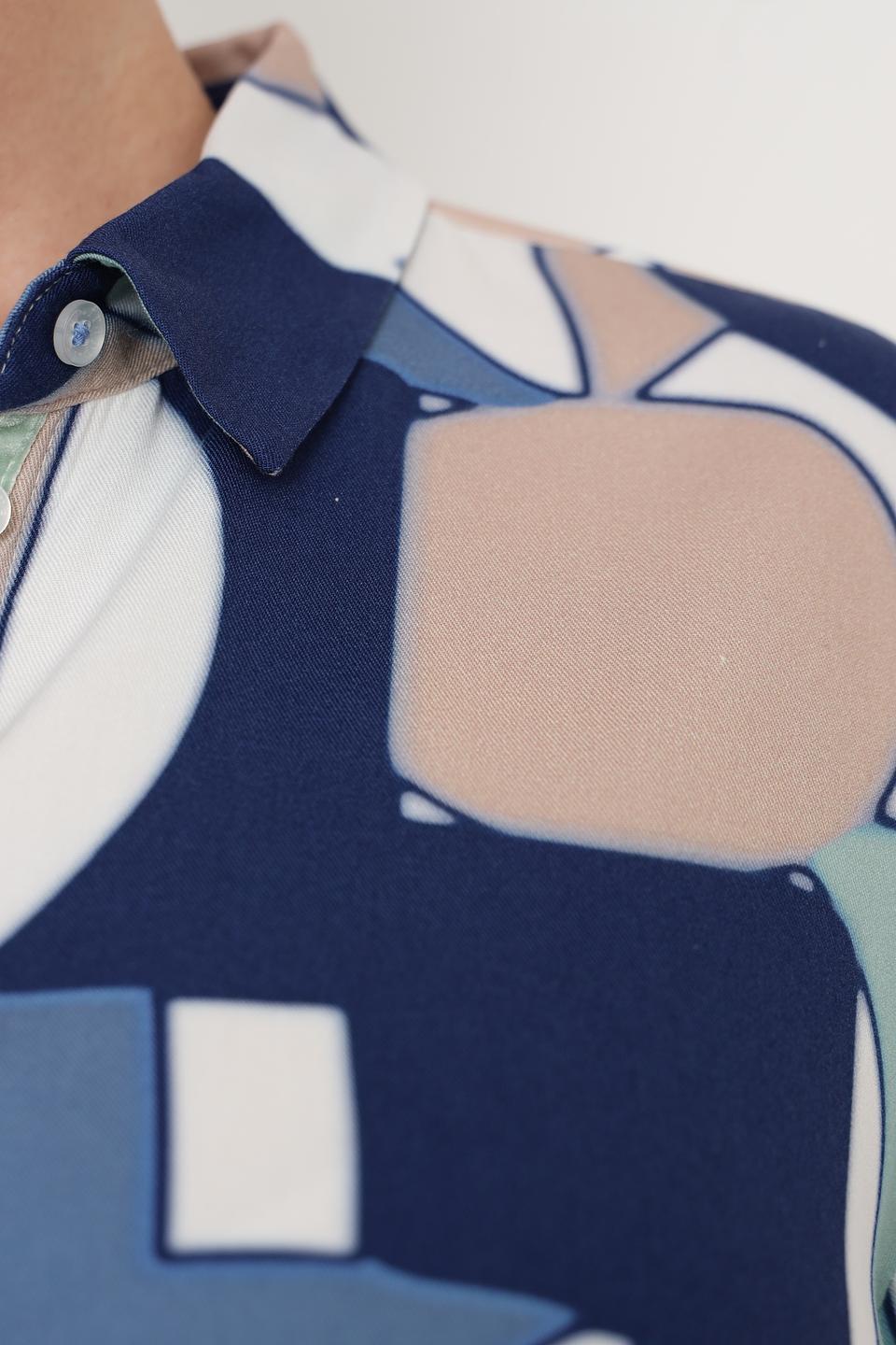 Рубашка Frapp с геометрическим принтом