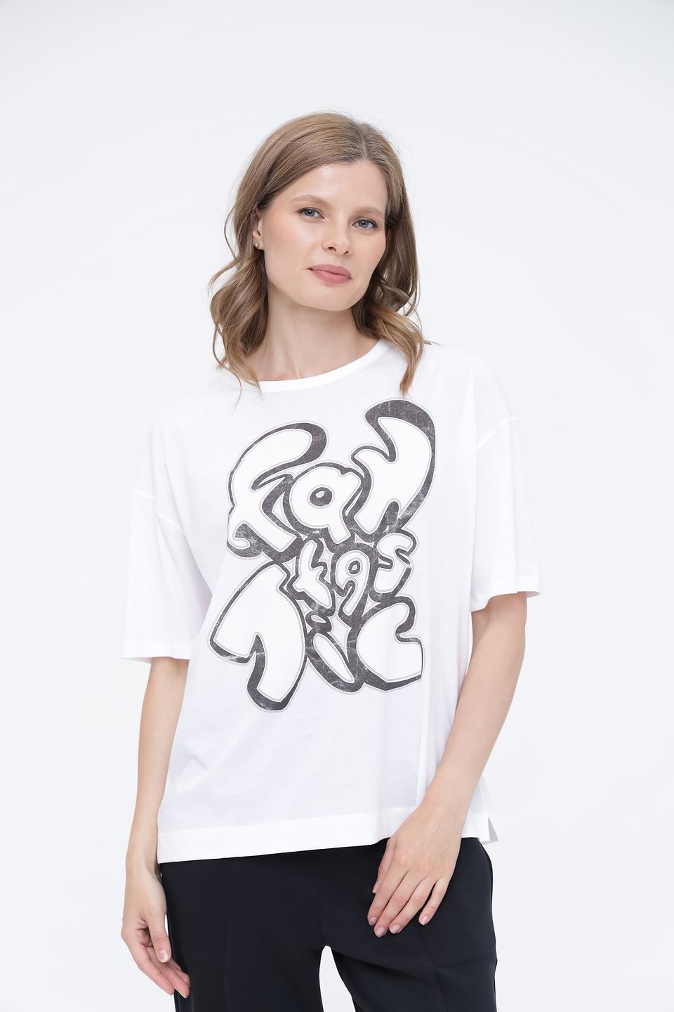 Футболка Luisa Cerano с принтом