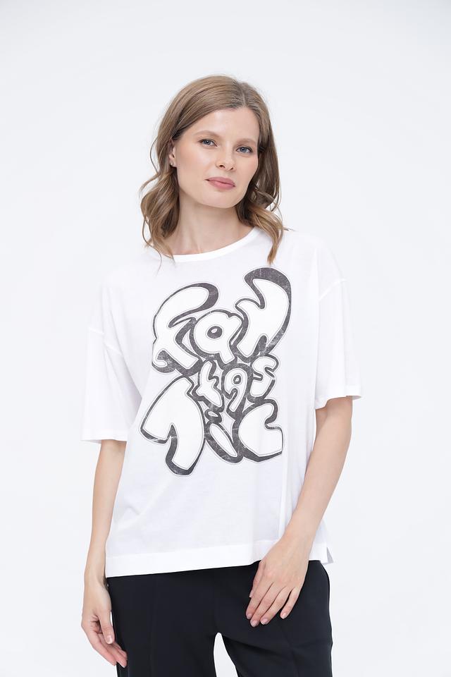 Футболка Luisa Cerano с принтом