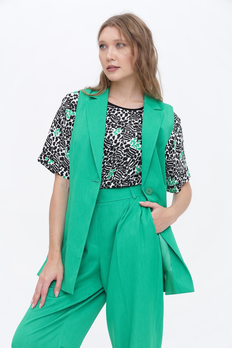 Жилет Taifun изумрудный