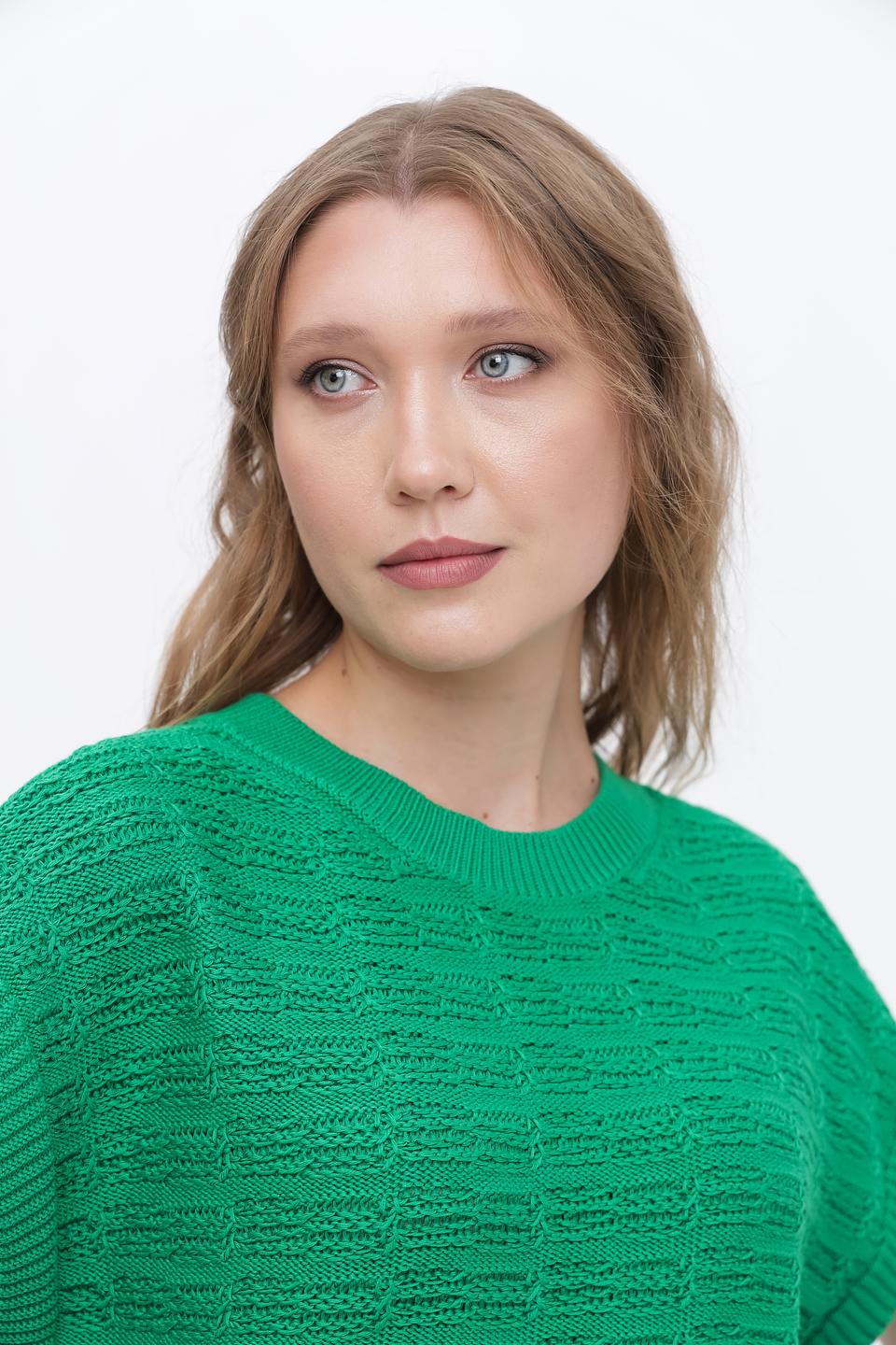 Пуловер Taifun зелёный без рукавов
