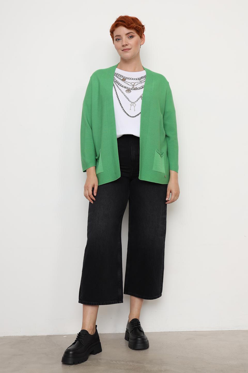 Кардиган Rabe collection зелёный