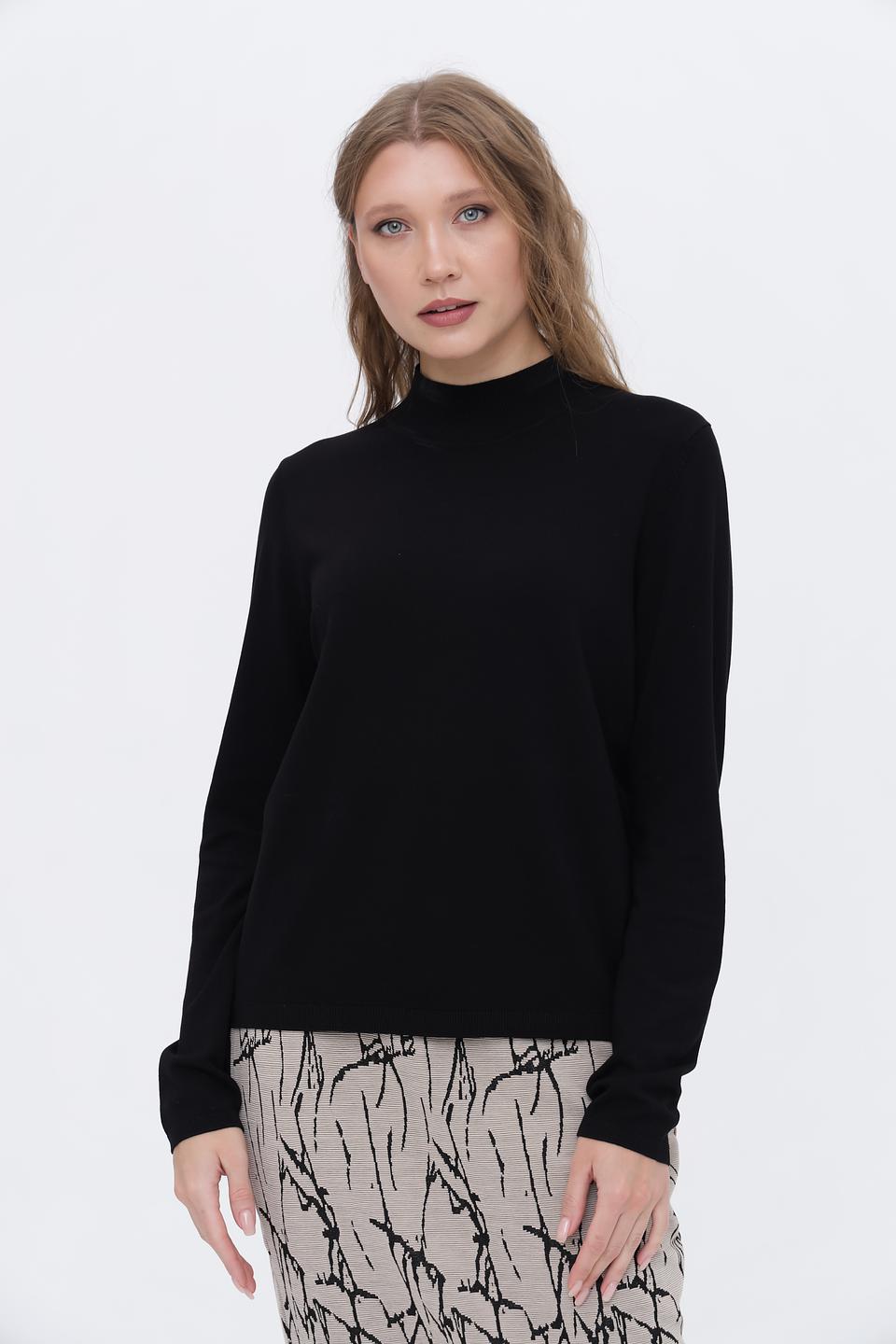 Пуловер Gerry Weber чёрный с горлом