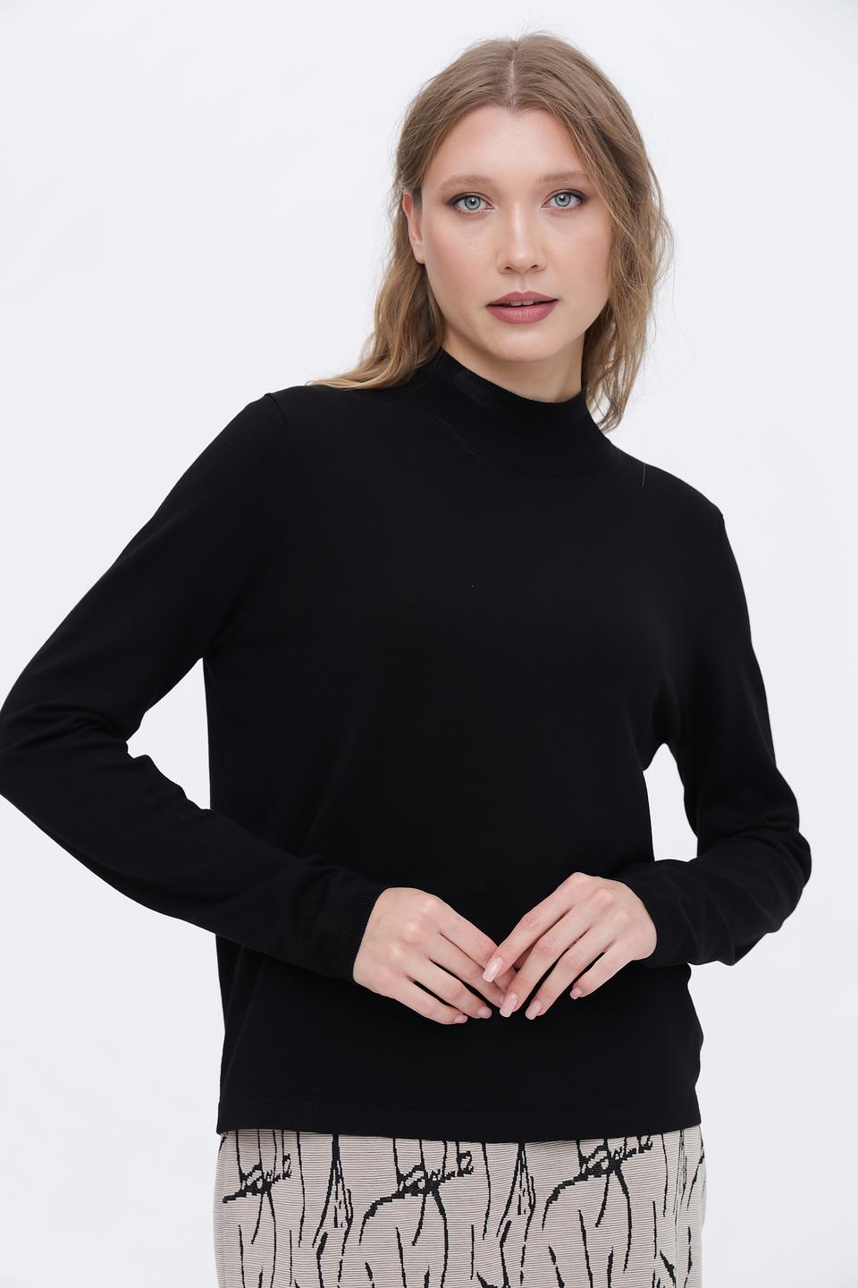 Пуловер Gerry Weber чёрный с горлом