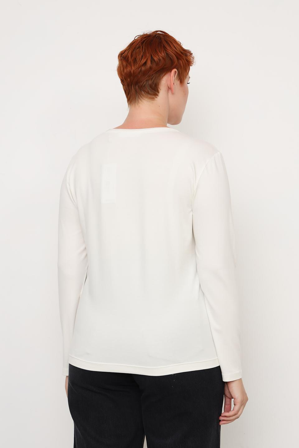 Лонгслив Bianca с абстрактным принтом