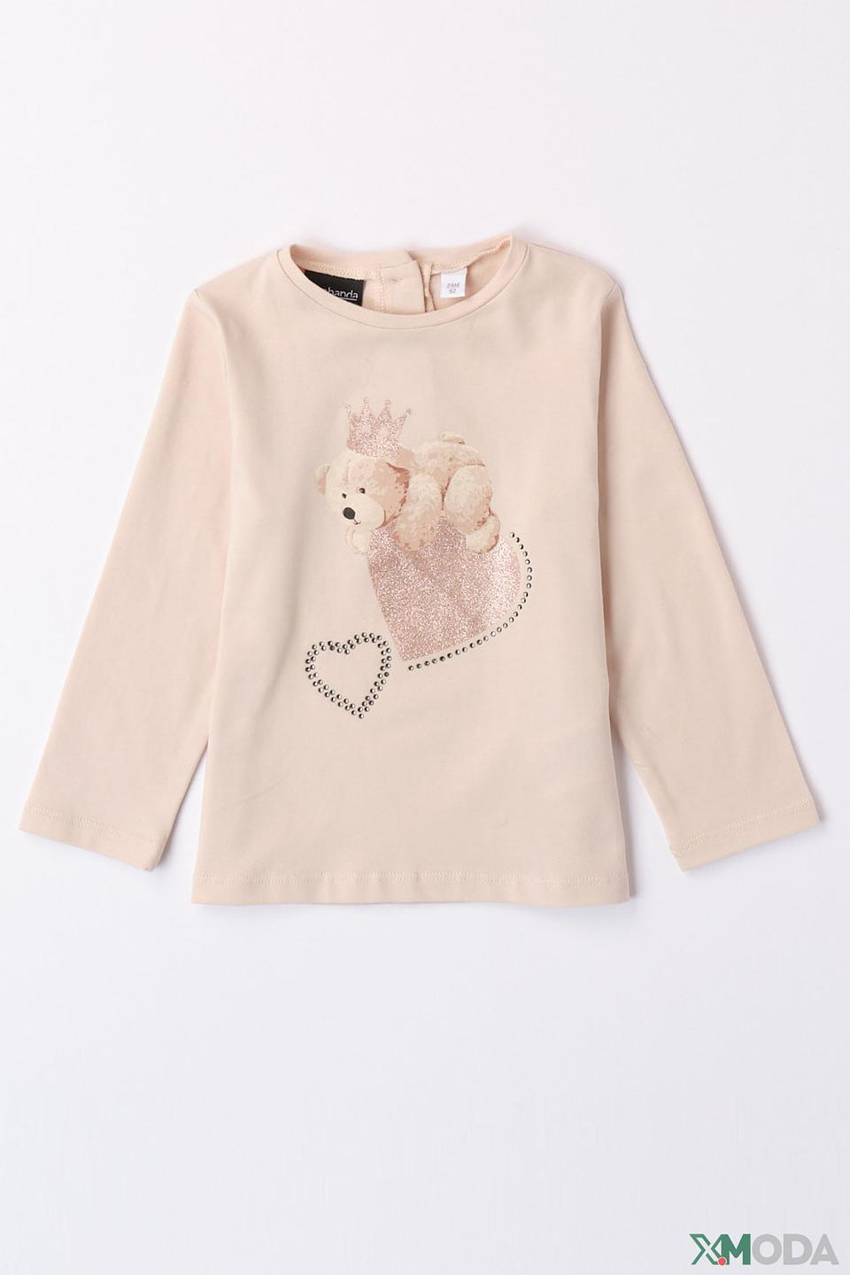 Джемпер Sarabanda дев. с мишкой бежевый