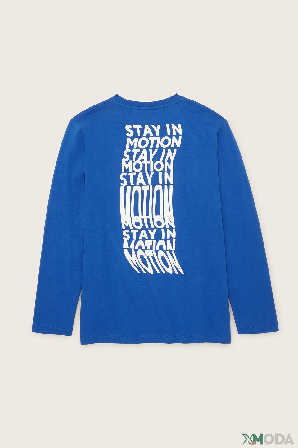 Лонгслив Tom Tailor синий