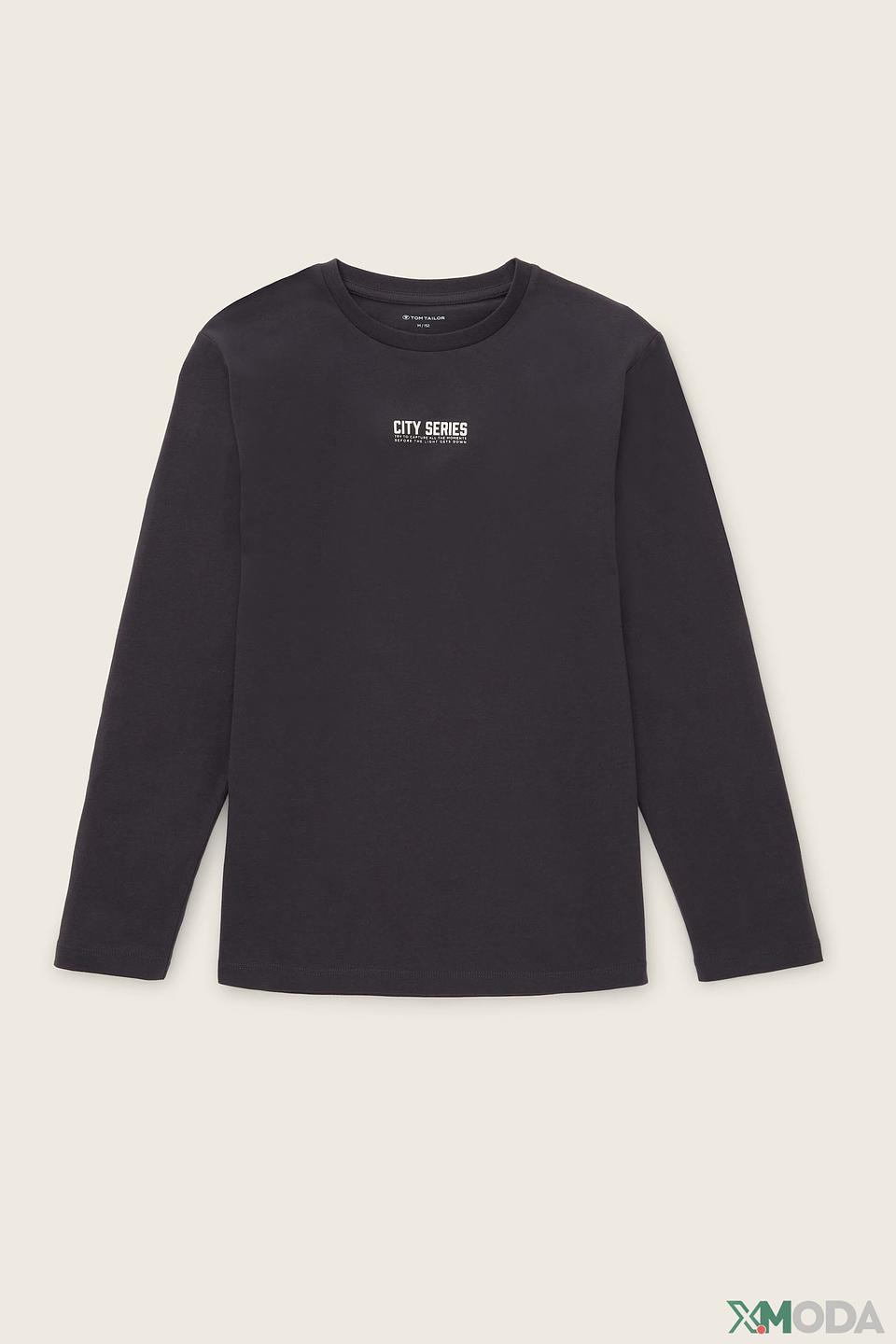 Лонгслив Tom Tailor чёрный
