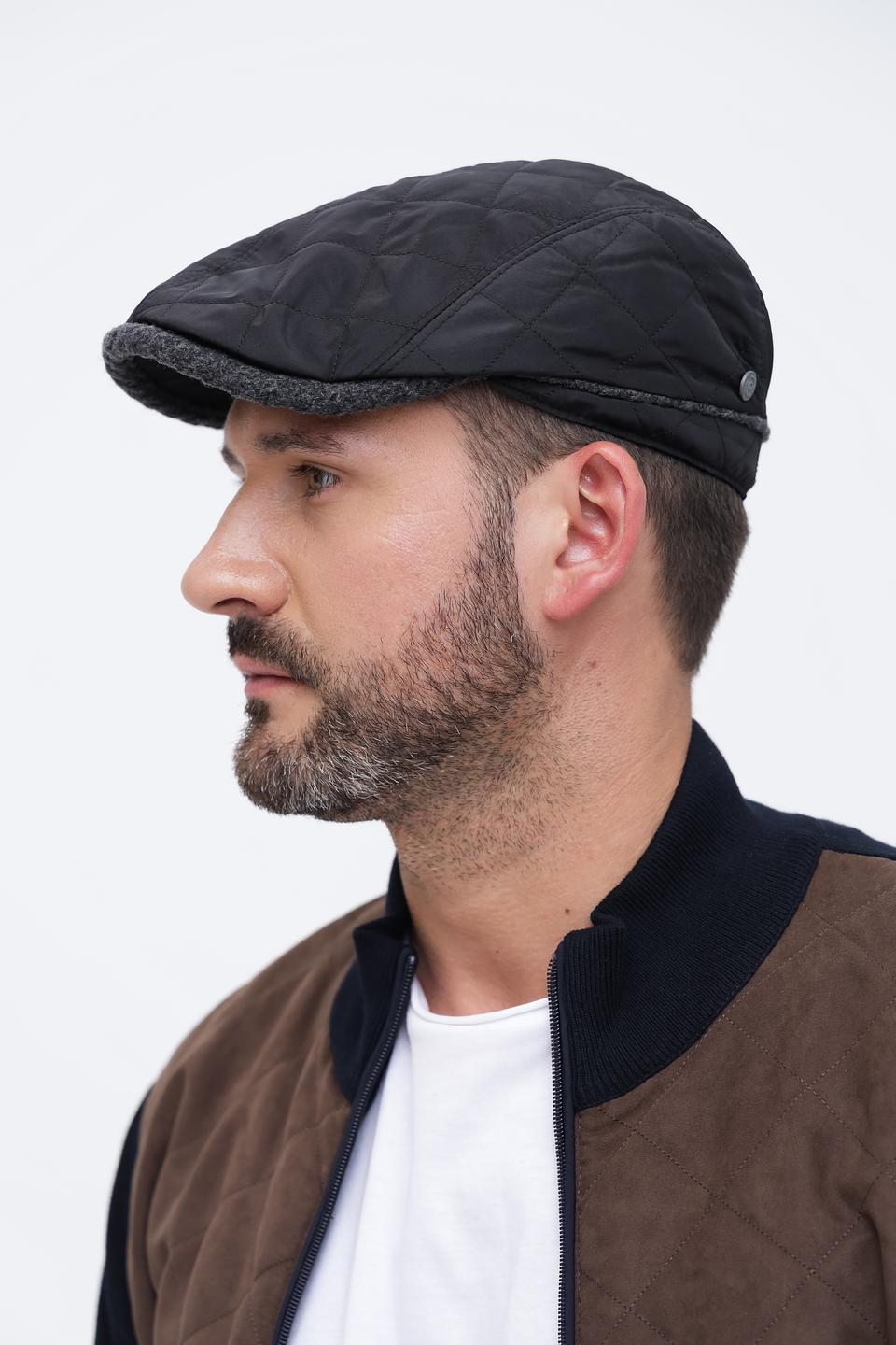 Кепка Bugatti ACC стеганая черная