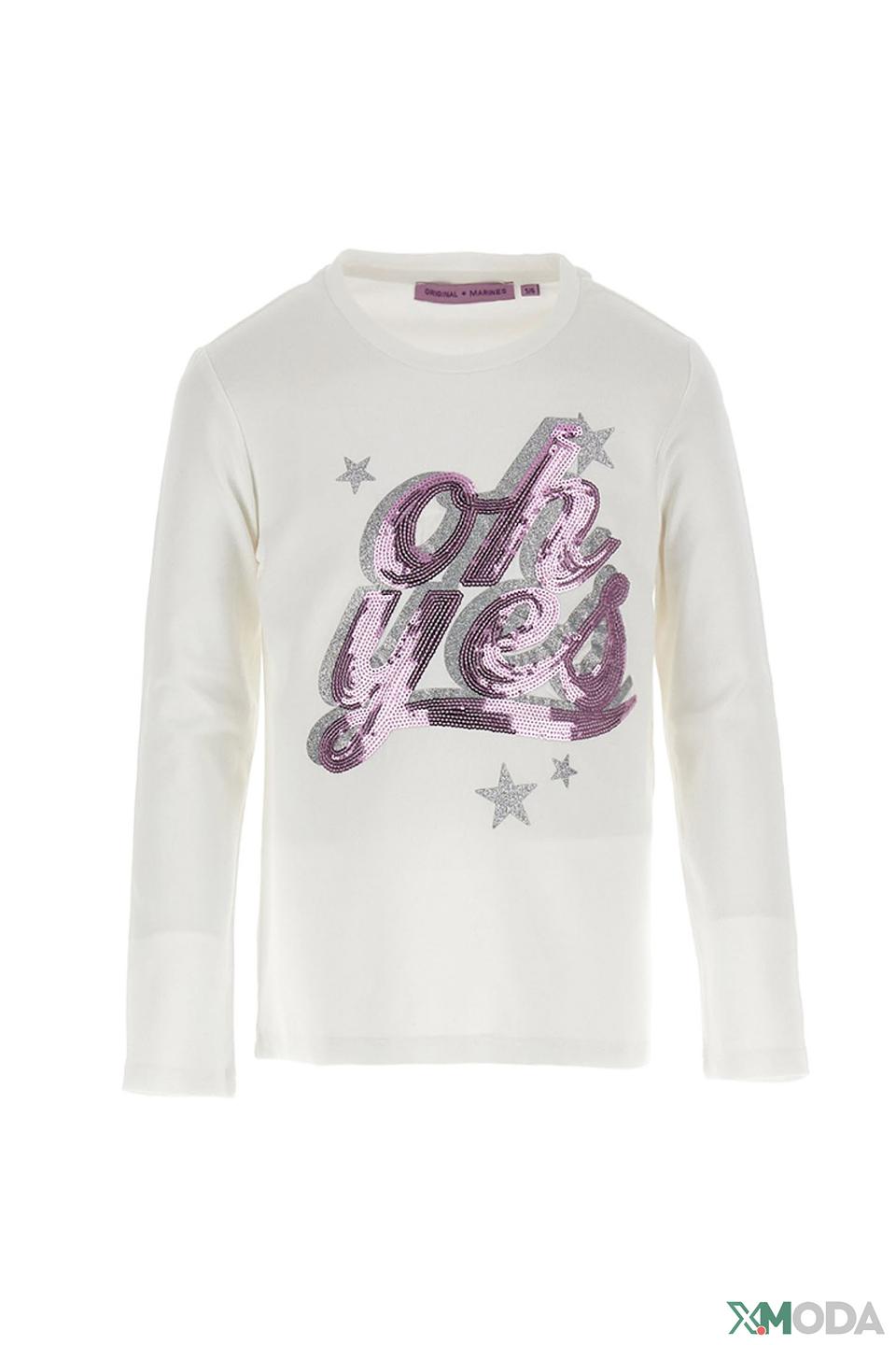 Джемпер Original Marines с пайетками белый