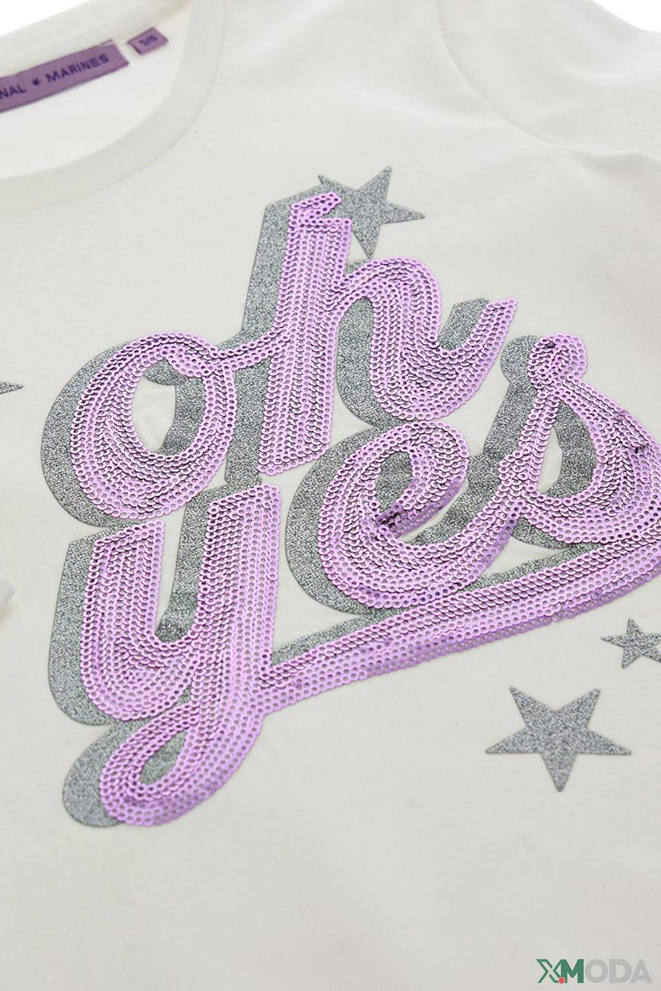 Джемпер Original Marines с пайетками белый