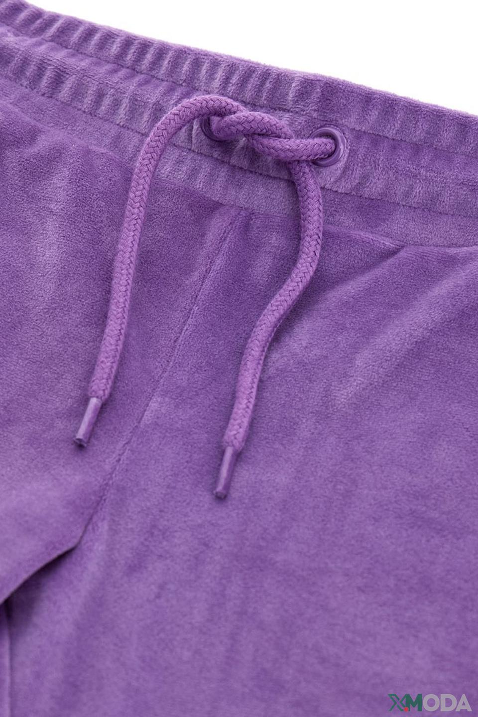 Брюки Original Marines велюровые лиловые