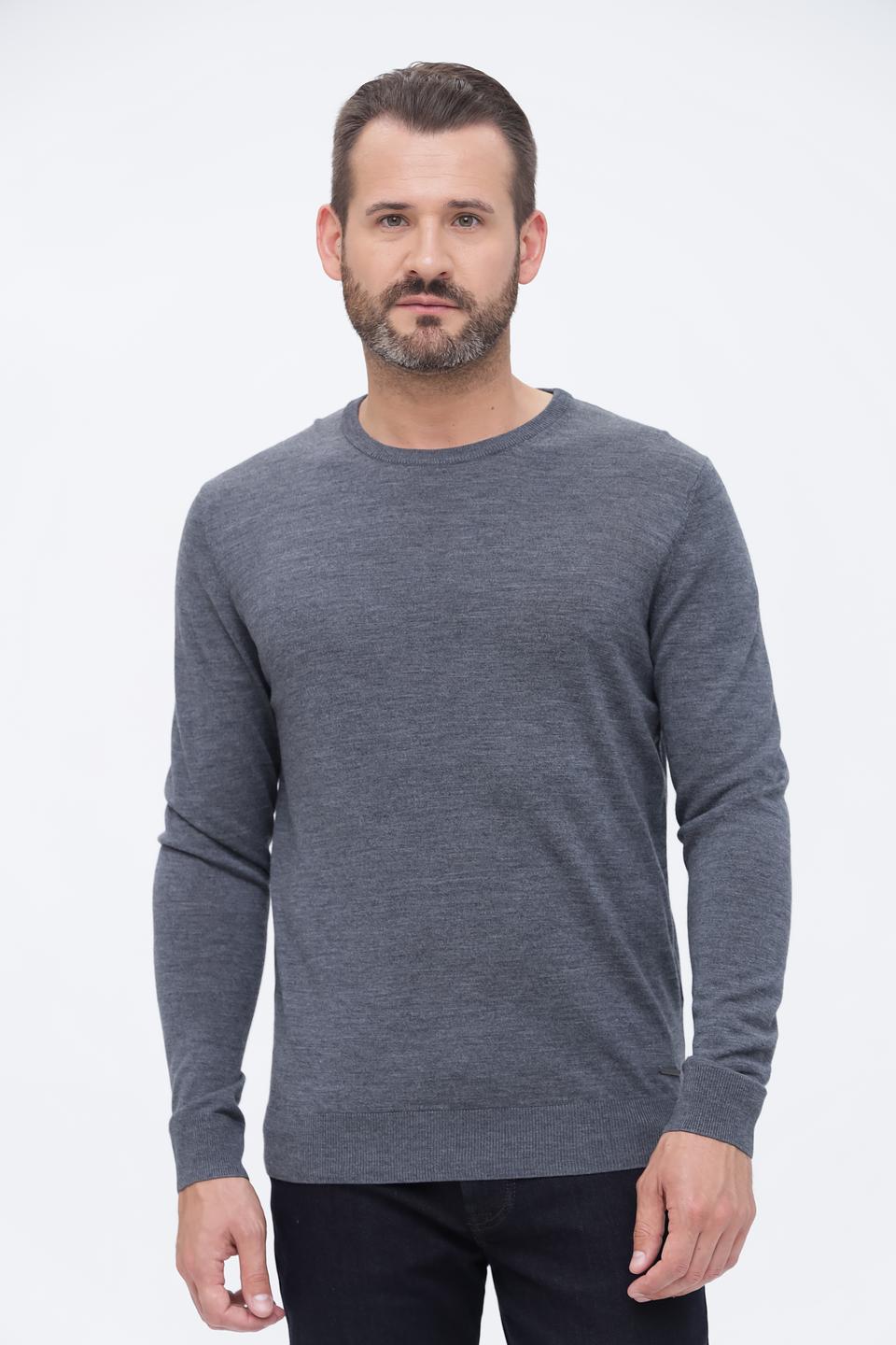 Джемпер Bugatti серый меланж