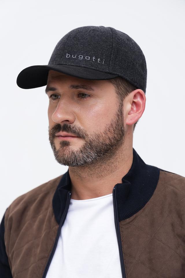 Бейсболка Bugatti ACC серая