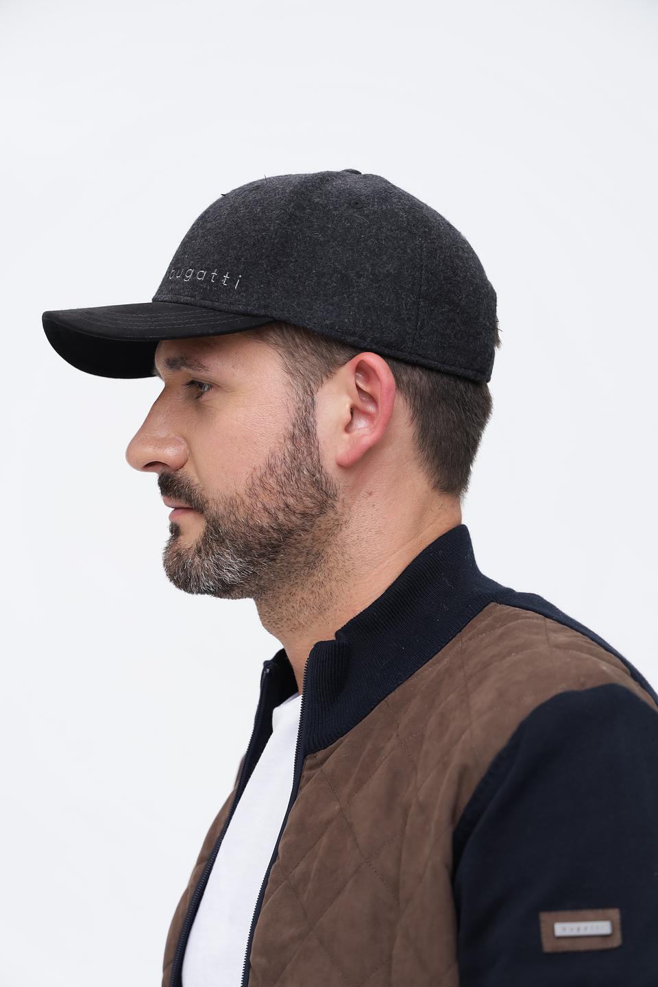 Бейсболка Bugatti ACC серая