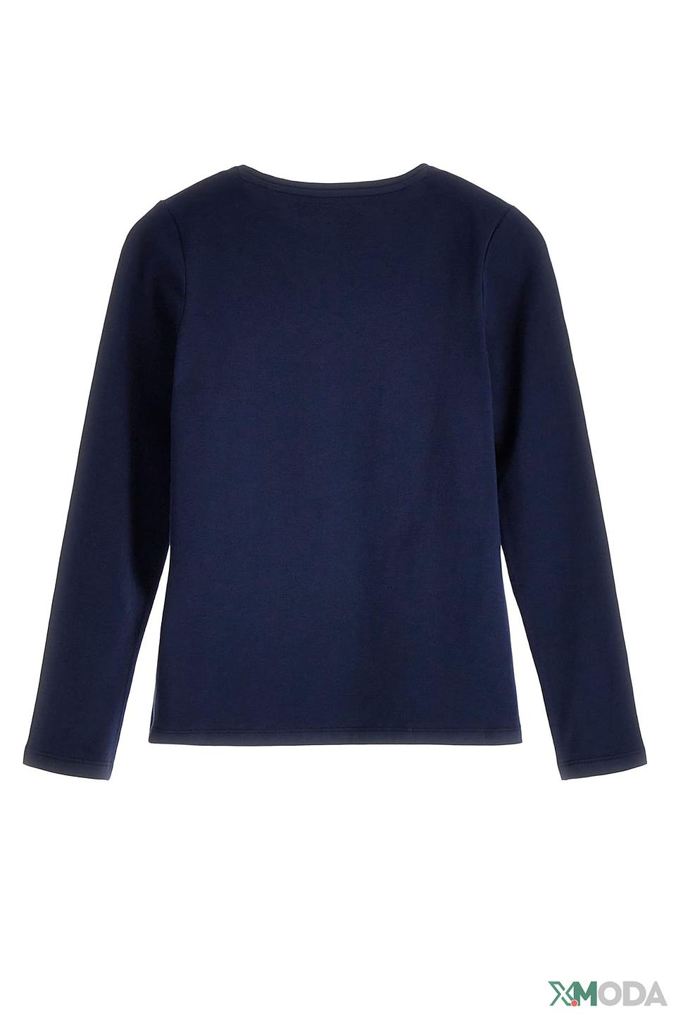 Футболка Guess с логотипом, синяя