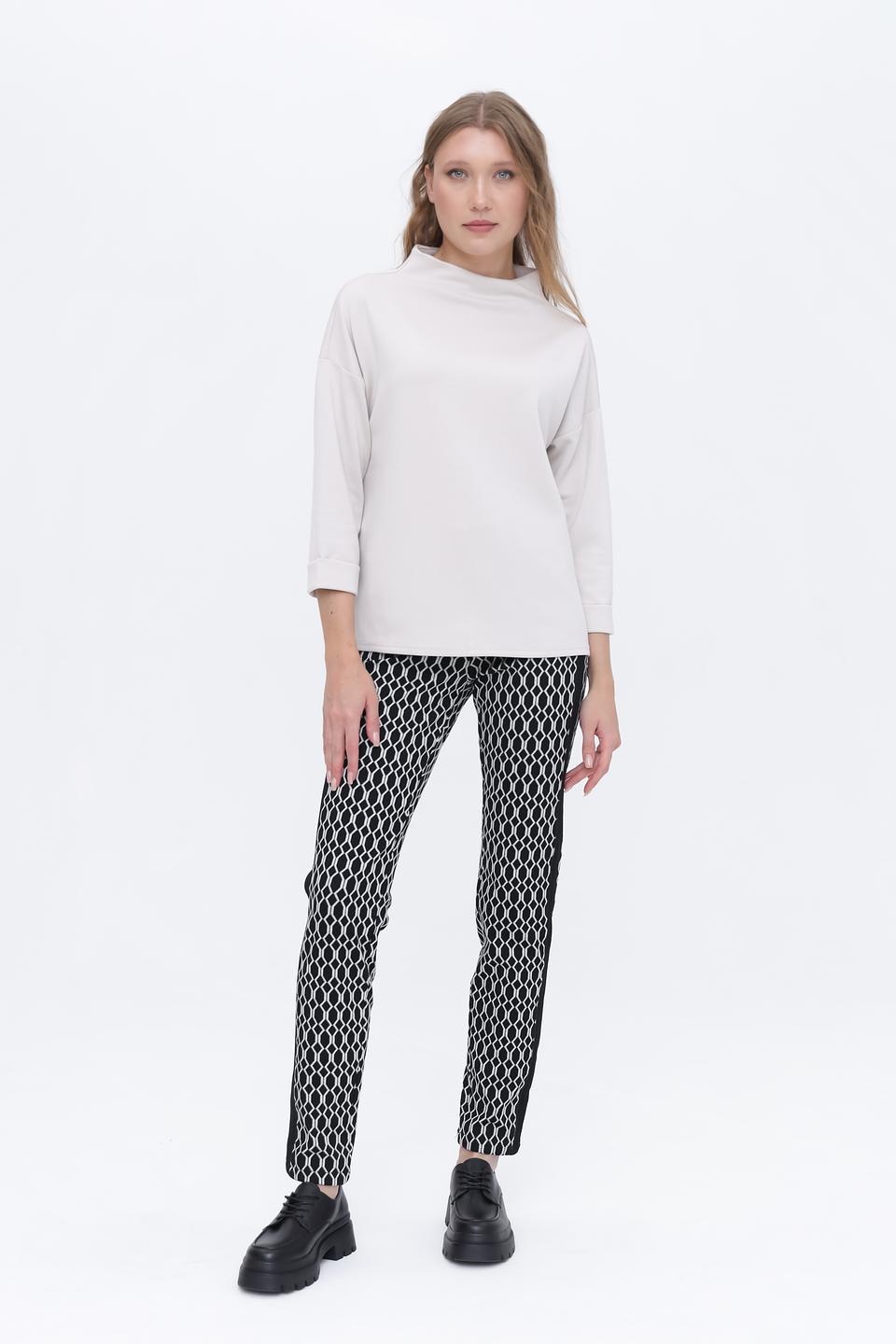 Пуловер Broadway бежевый с рукавом 3/4