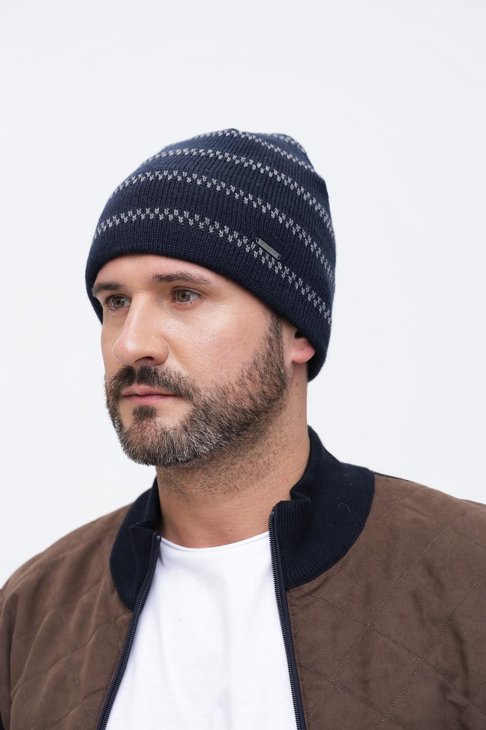 Шапка Wegener мужская вязаная