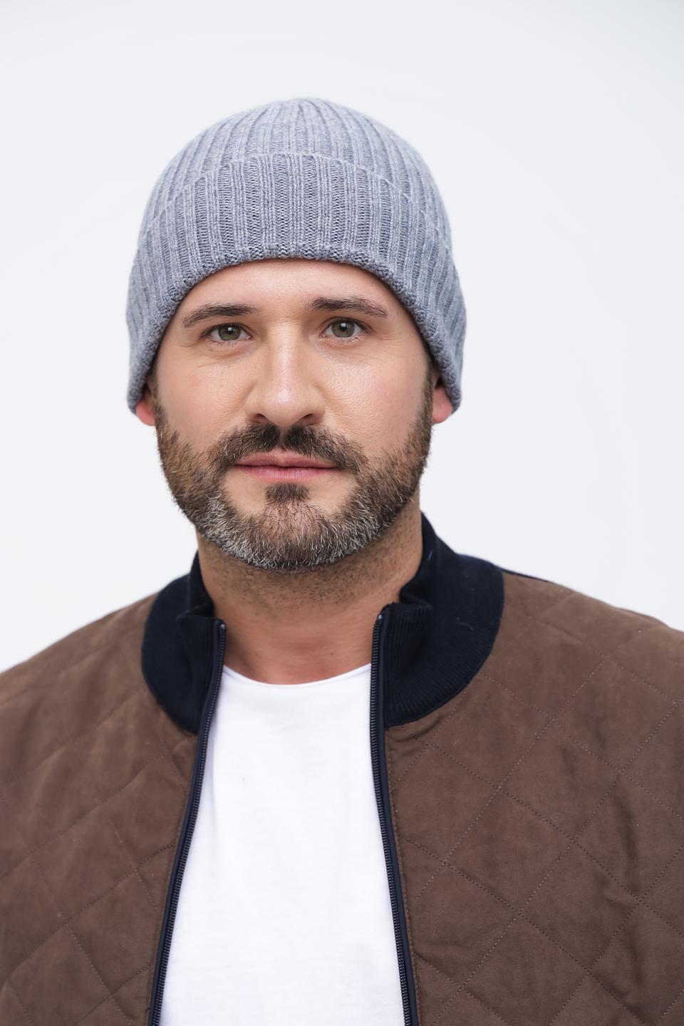 Шапка Wegener мужская серая