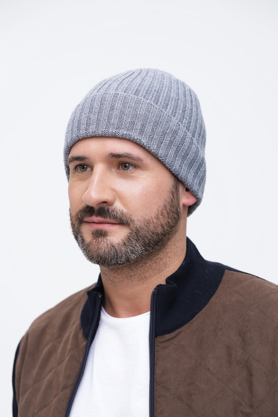 Шапка Wegener мужская серая