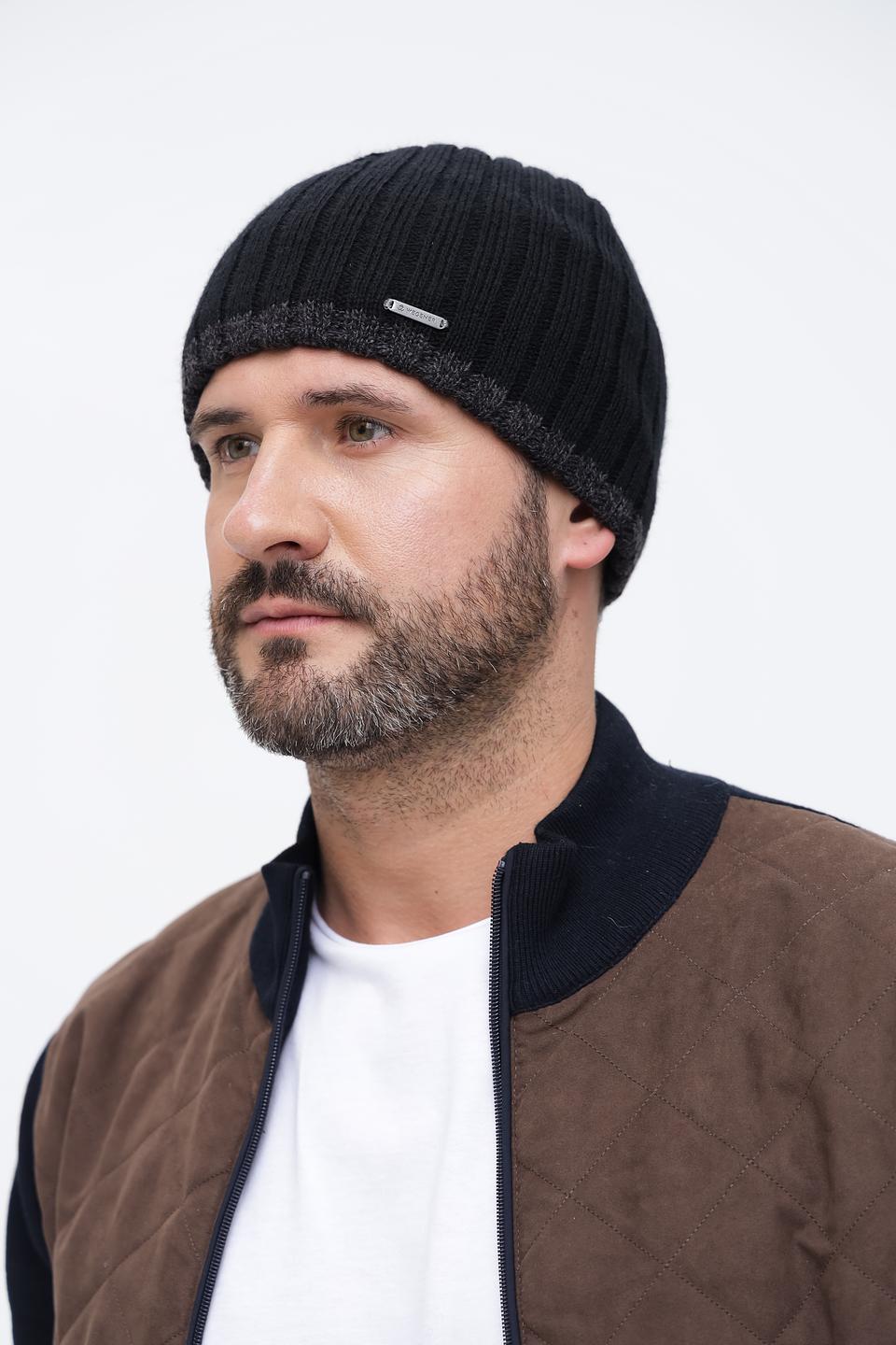 Шапка Wegener мужская чёрная