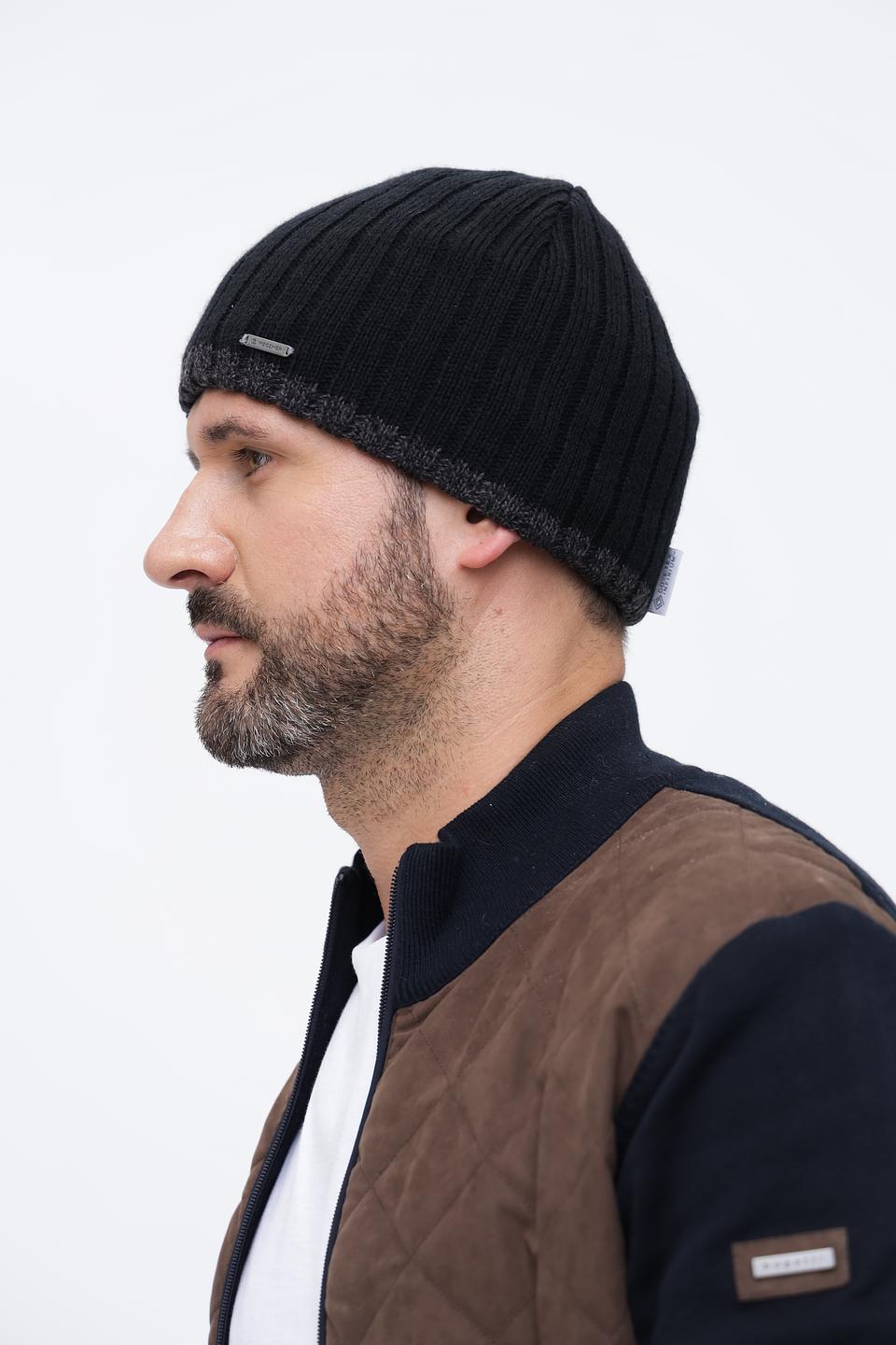 Шапка Wegener мужская чёрная
