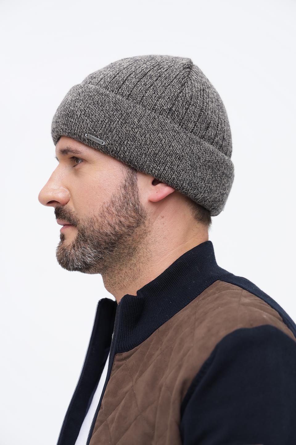 Шапка Wegener мужская серая меланж