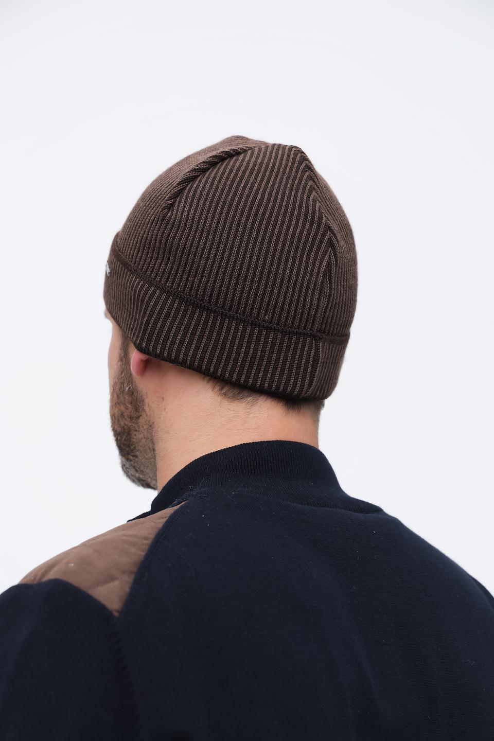 Шапка Wegener мужская коричневая