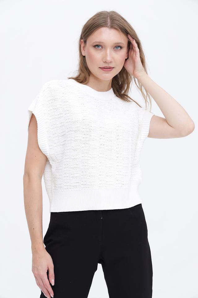 Пуловер Taifun женский белый