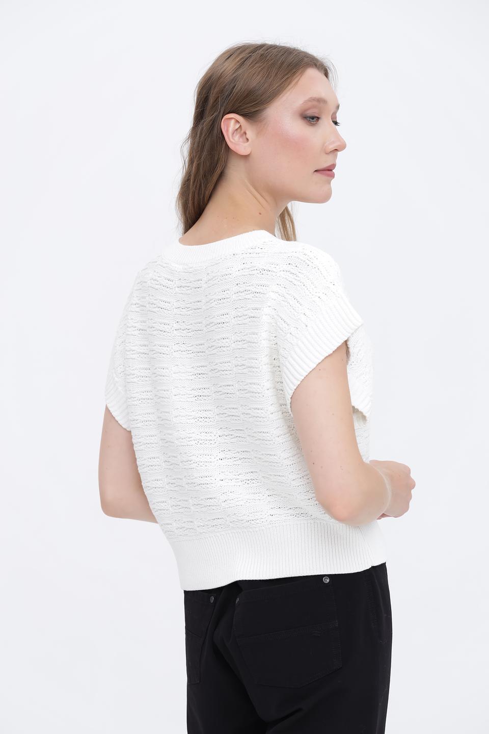 Пуловер Taifun женский белый