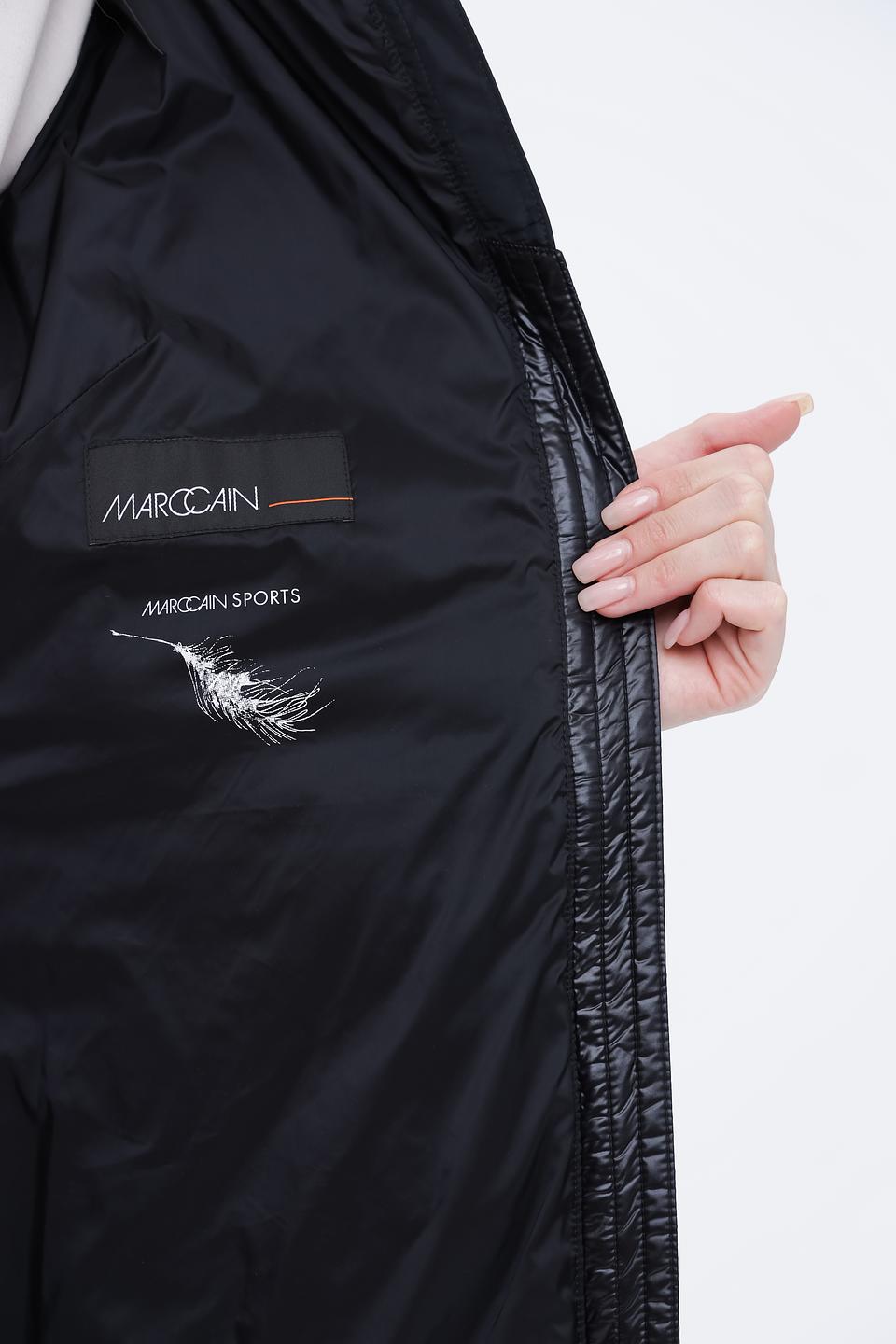 Пальто Marc Cain стеганое чёрное