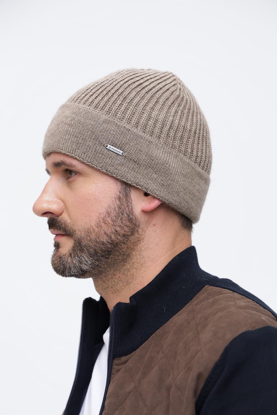 Шапка Wegener мужская бежевая