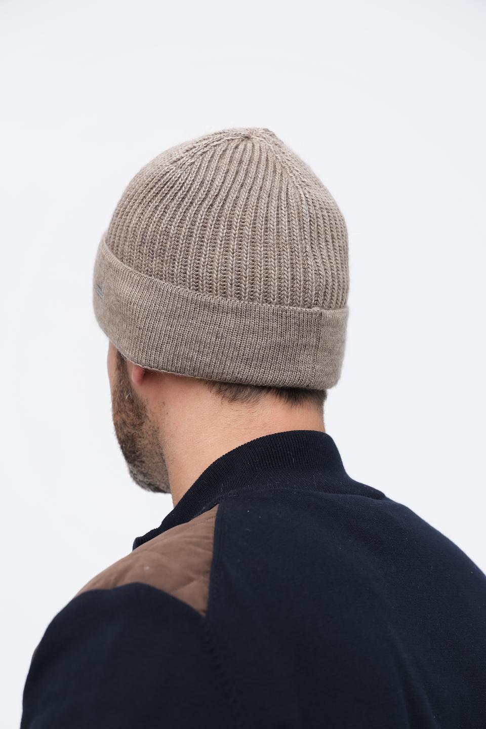 Шапка Wegener мужская бежевая