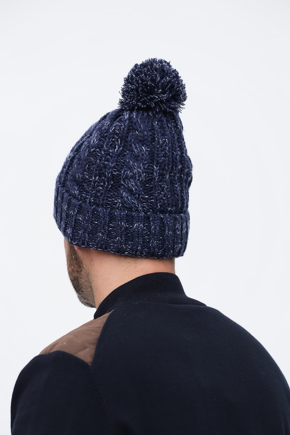 Шапка Wegener с помпоном синяя